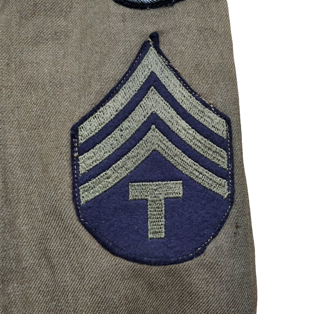 WWII US Ike Jacket Air Force Bullion Patches Named — image 7