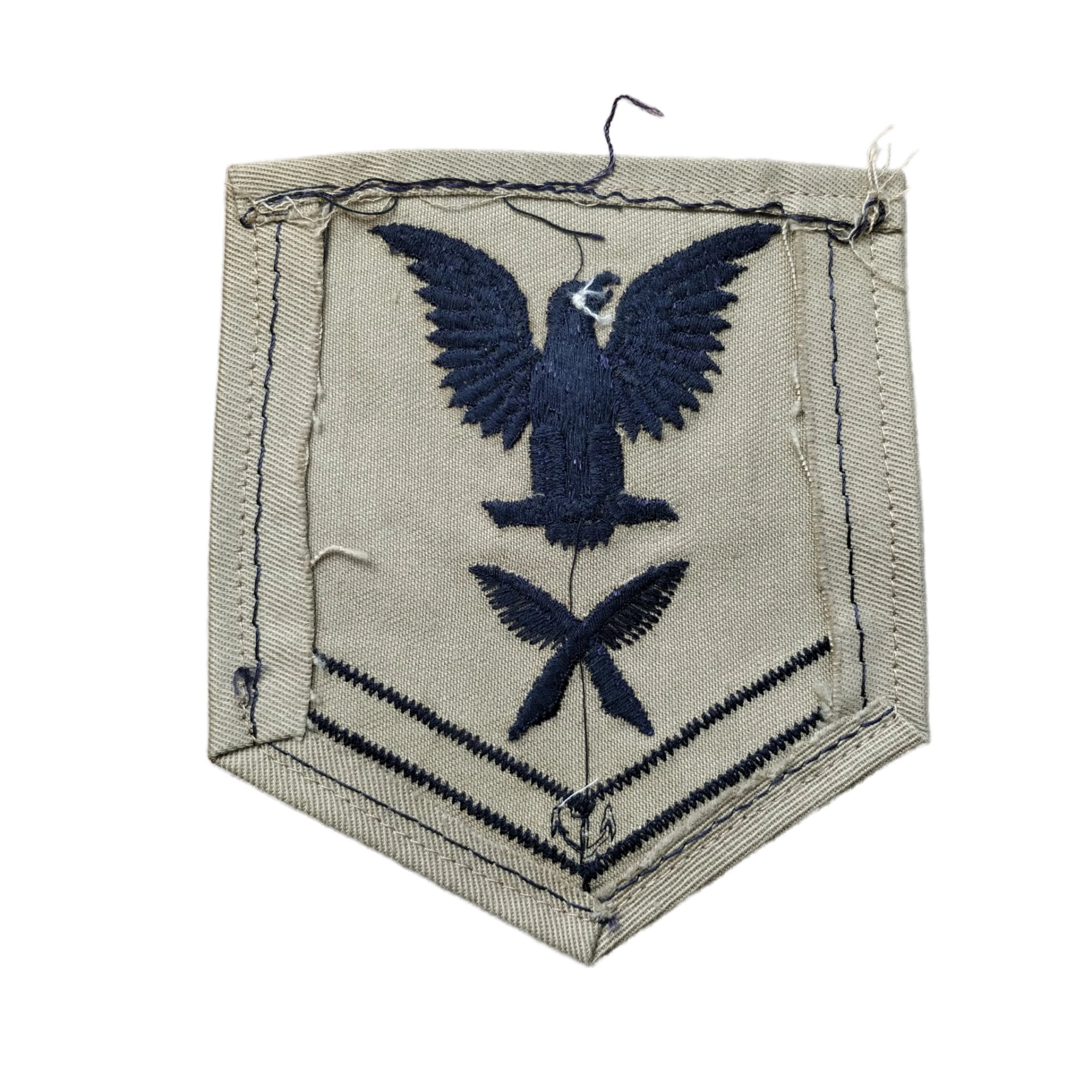 WWII US Navy Petty Officer 3rd Class Yeoman Rank Patch — image 2