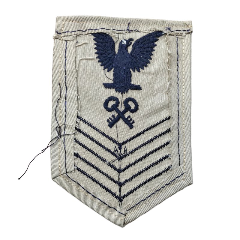 WWII US Navy Petty Officer 1st Class Storekeeper Rank Patch — image 2