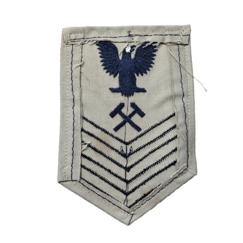 WWII US Navy Petty Officer 1st Class Shipfitter Rank Patch — image 2