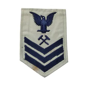 WWII US Navy Petty Officer 1st Class Shipfitter Rank Patch
