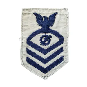 WWII US Navy Chief Petty Officer Electrical Engineer Rank Patch