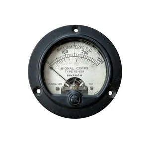 WWII US Signal Corps Milliamperes Meter