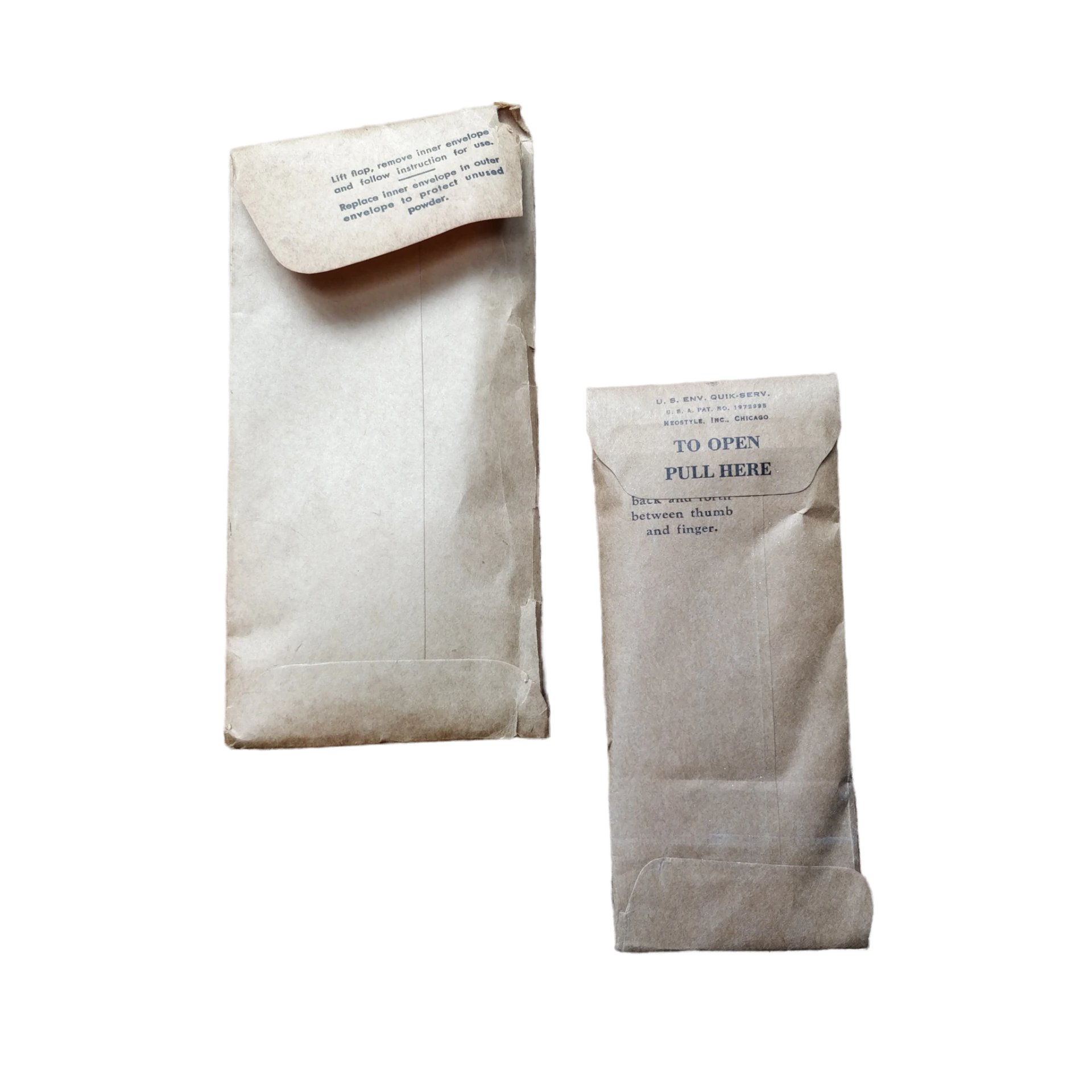 WWII US Foot Powder Packet — image 2
