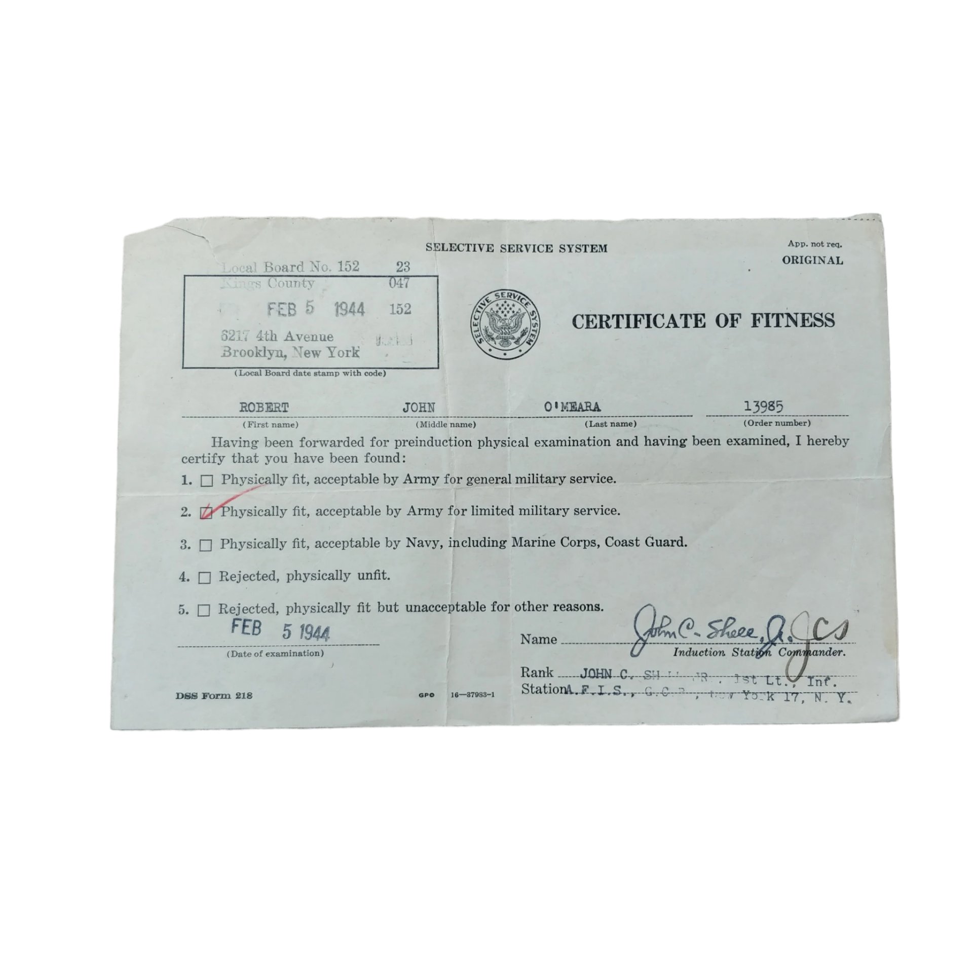 WWII US Navy Merchant Marine Paperwork Grouping — image 17