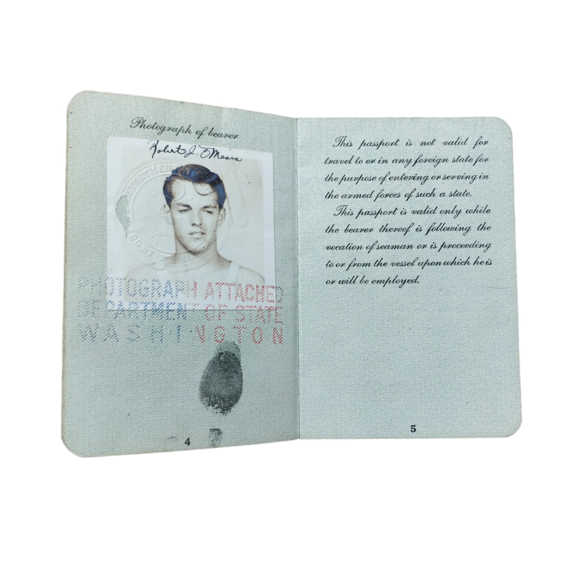 WWII US Navy Merchant Marine Paperwork Grouping — image 6