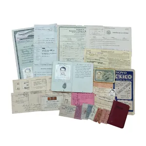 WWII US Navy Merchant Marine Paperwork Grouping