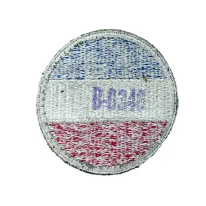 WWII US Army Ground Forces Patch With Laundry Code
