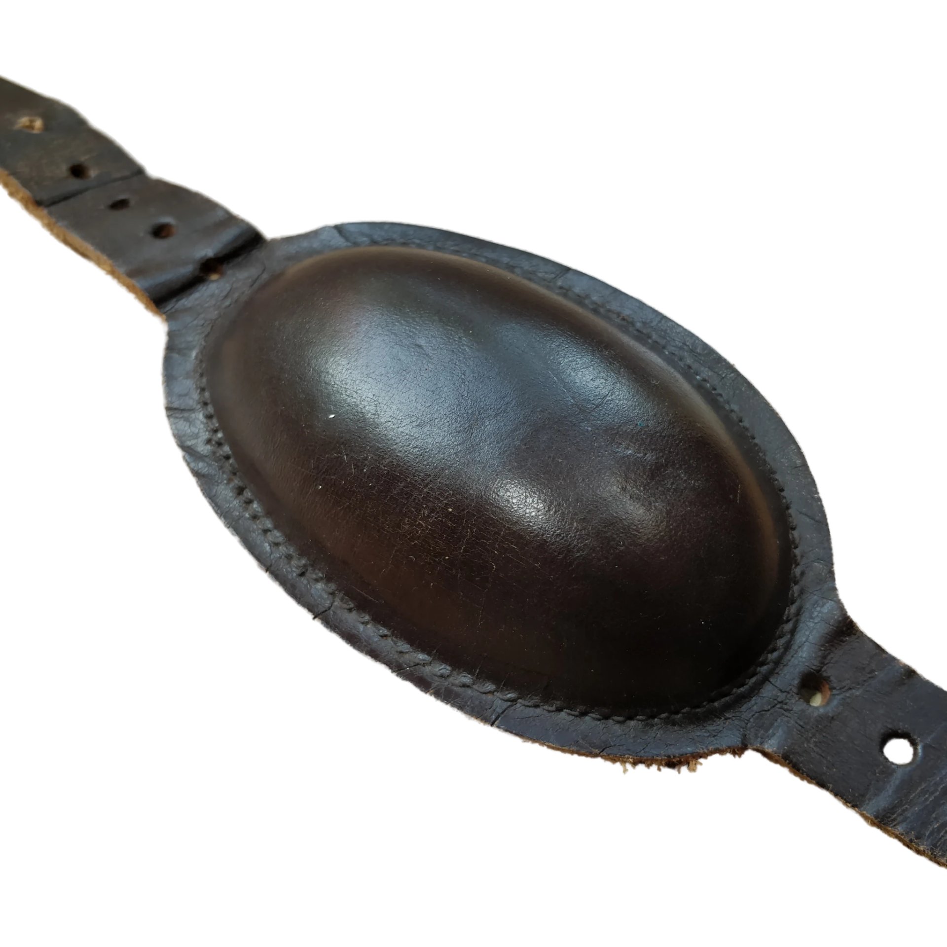 WWII USAAF Leather Chin Cup — image 2