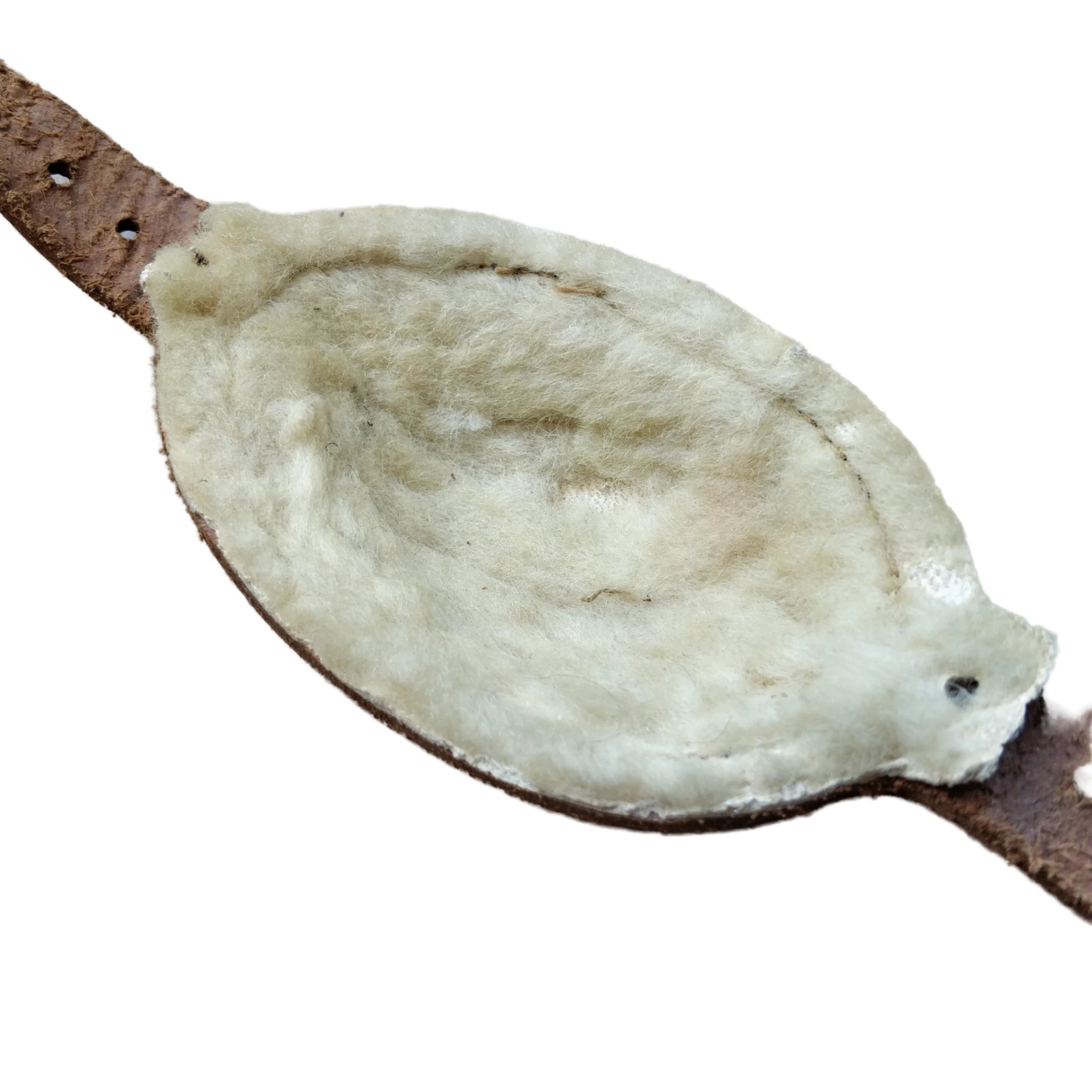 WWII USAAF Leather Chin Cup — image 4