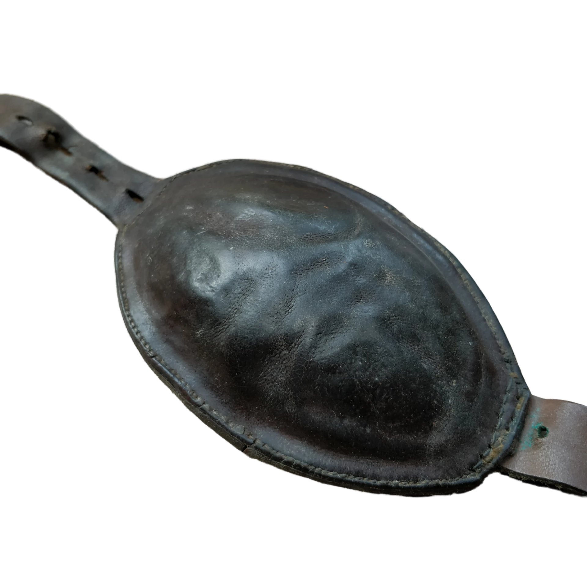 WWII USAAF Leather Chin Cup — image 2