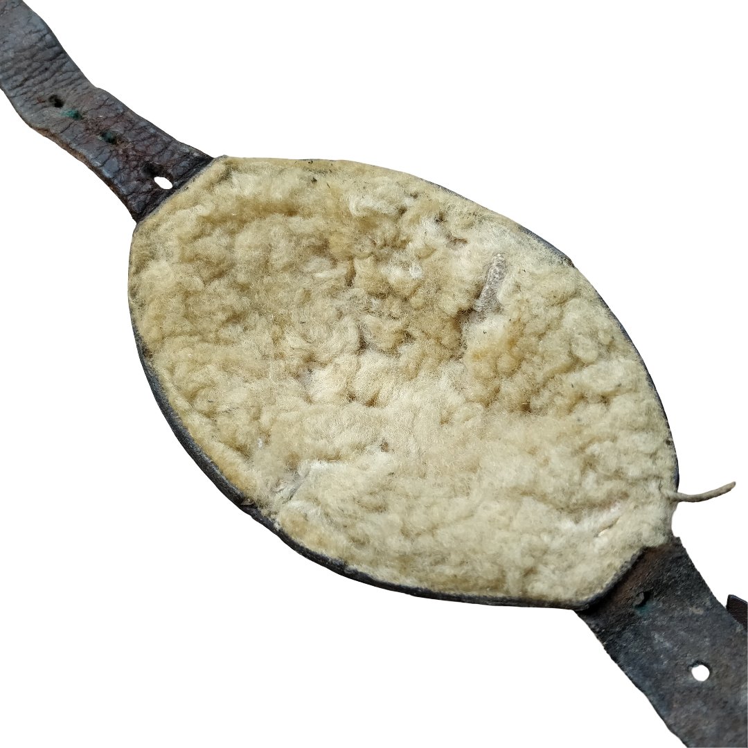 WWII USAAF Leather Chin Cup — image 5