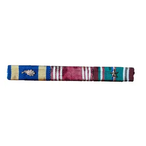 WWII US Ribbon Bar Air Medal, Good Conduct, Euro/Africa Campaign …