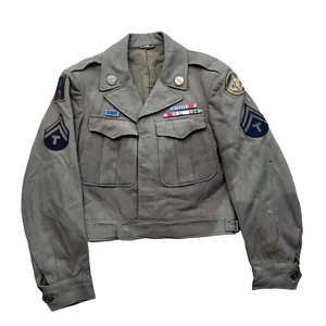 WWII US Ike Jacket 3rd Cavalry Regiment Named