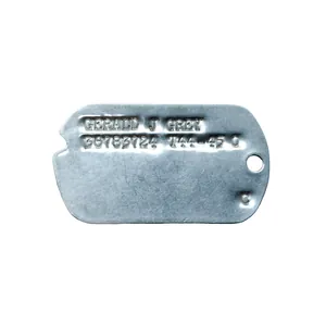 WWII US Dog Tag Grey 59th Battalion Infantry