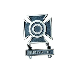 WWII US Marksman Badge Pistol-D
