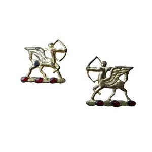 WWII US Collar Pin Set 6th Field Artillery Regiment