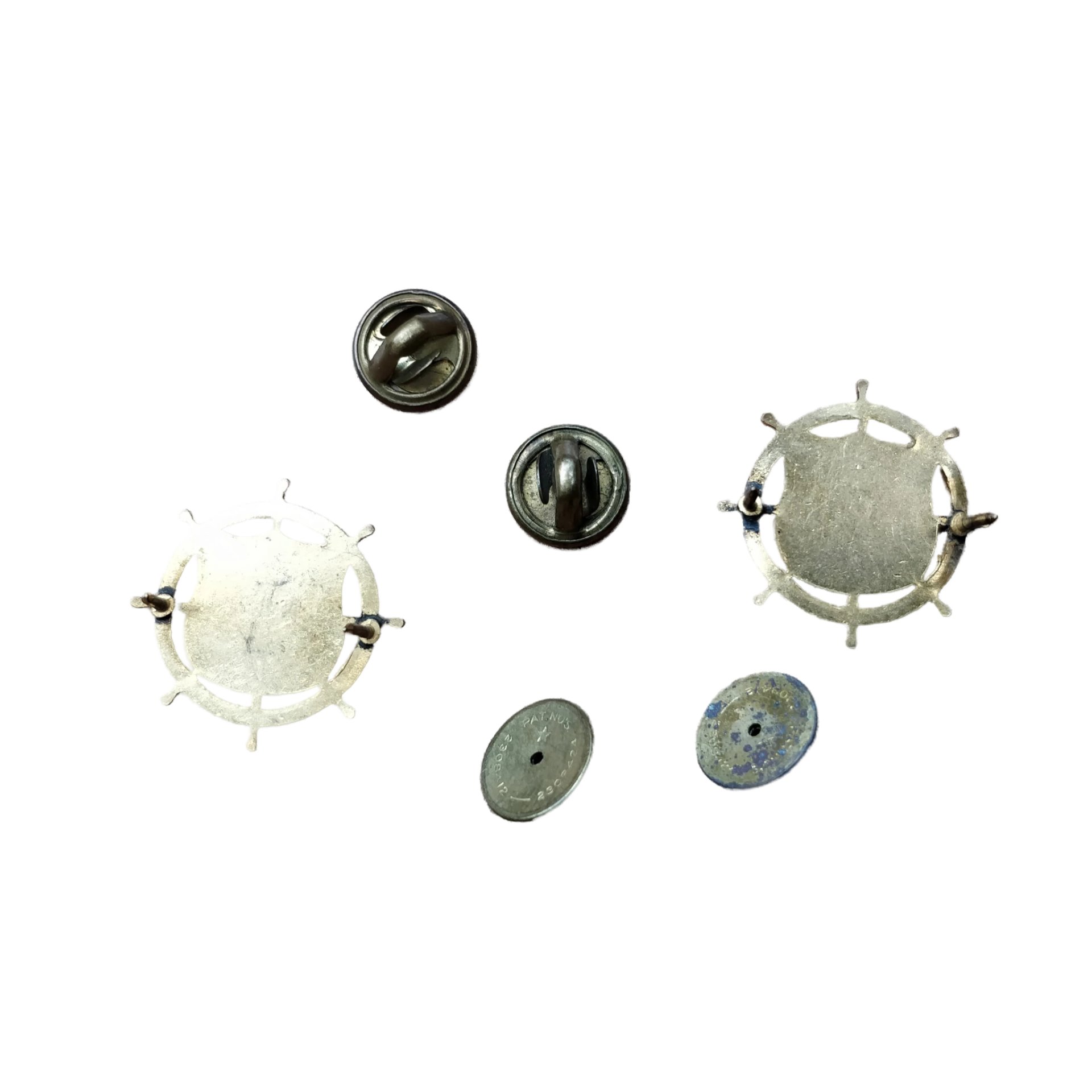 WWII US Collar Pin Set Transportation Corps — image 2