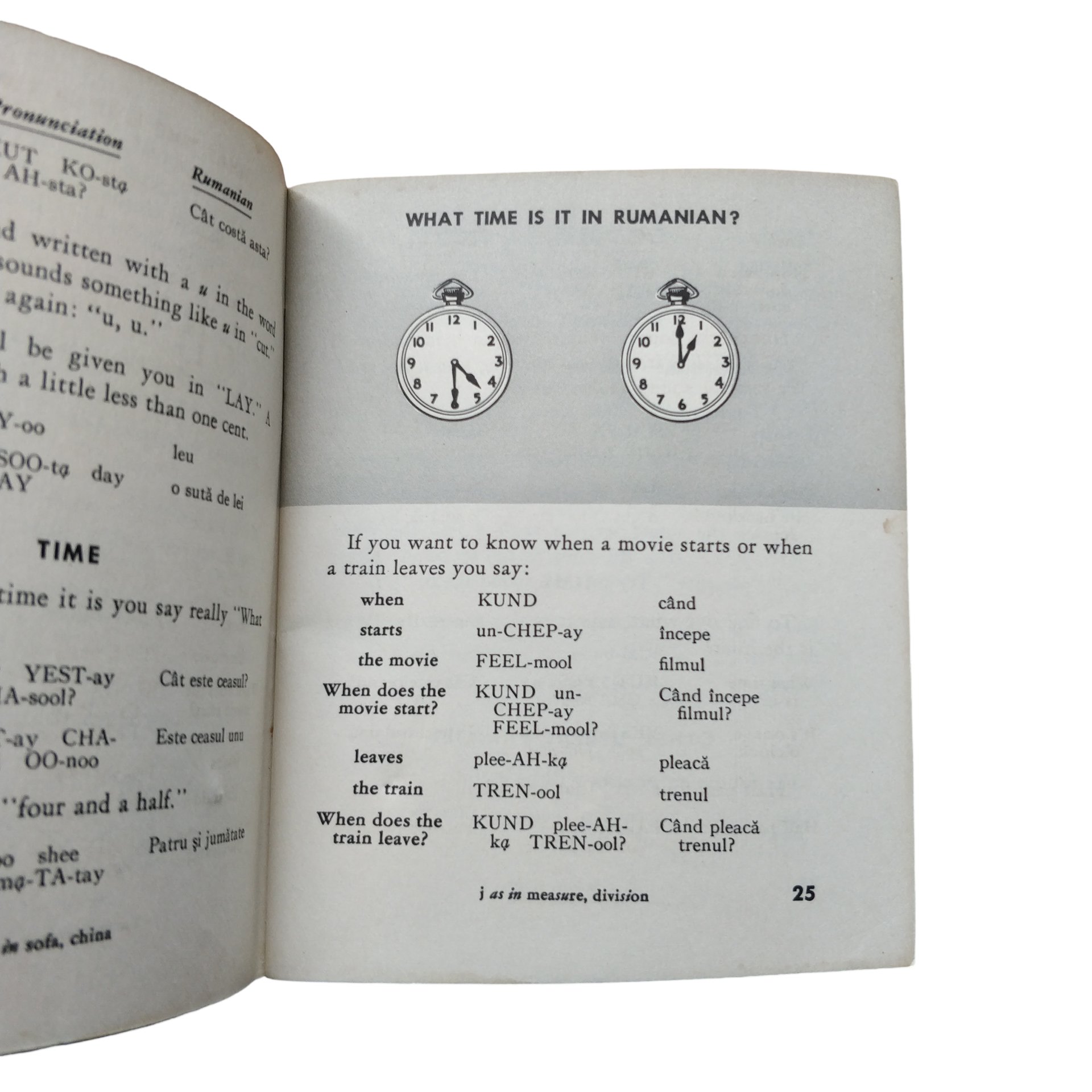 WWII US Rumanian Language Guide — image 3