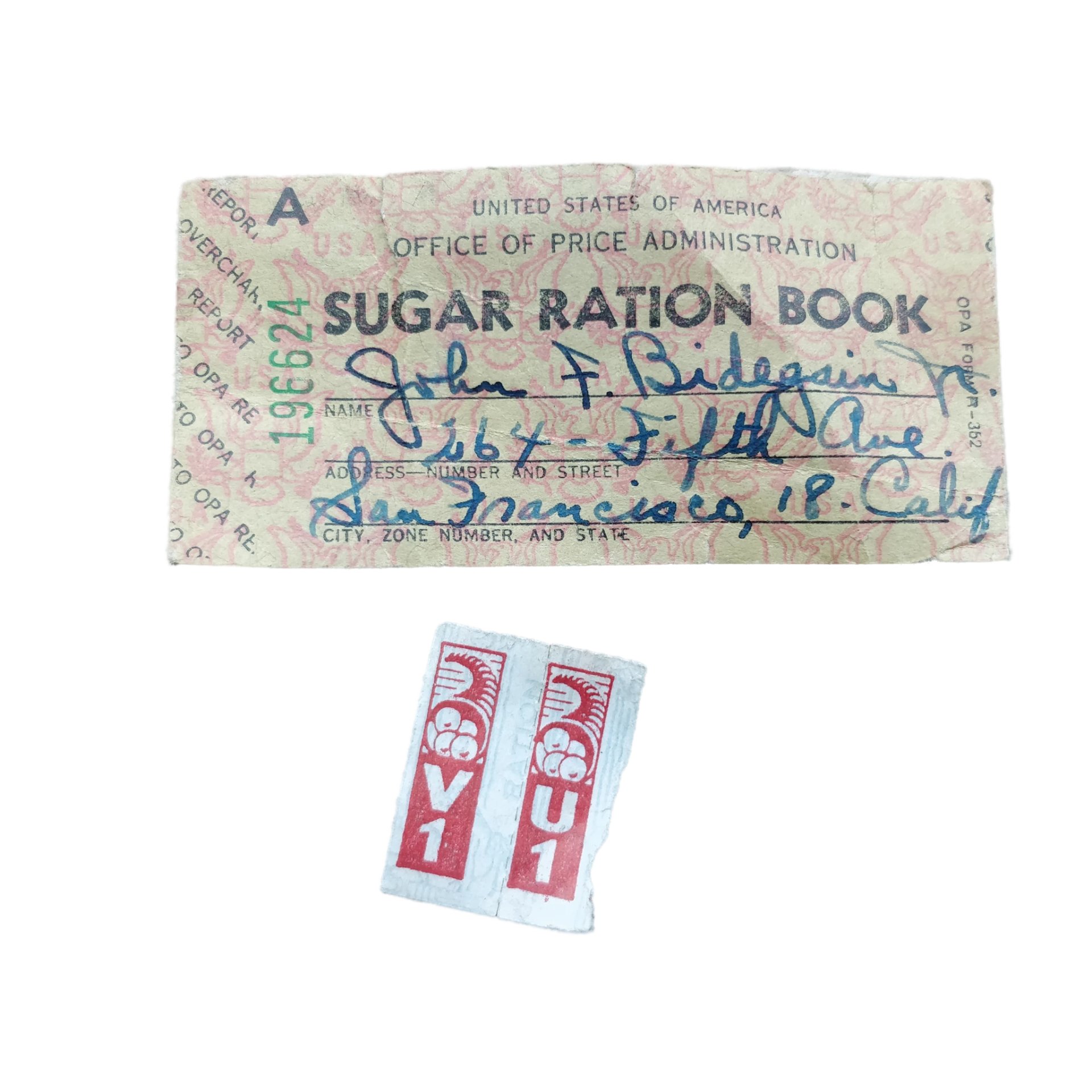 WWII US OPA Coin Token Set With Wallet — image 3