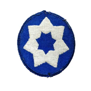 WWII US 7th Service Command Patch Greenback