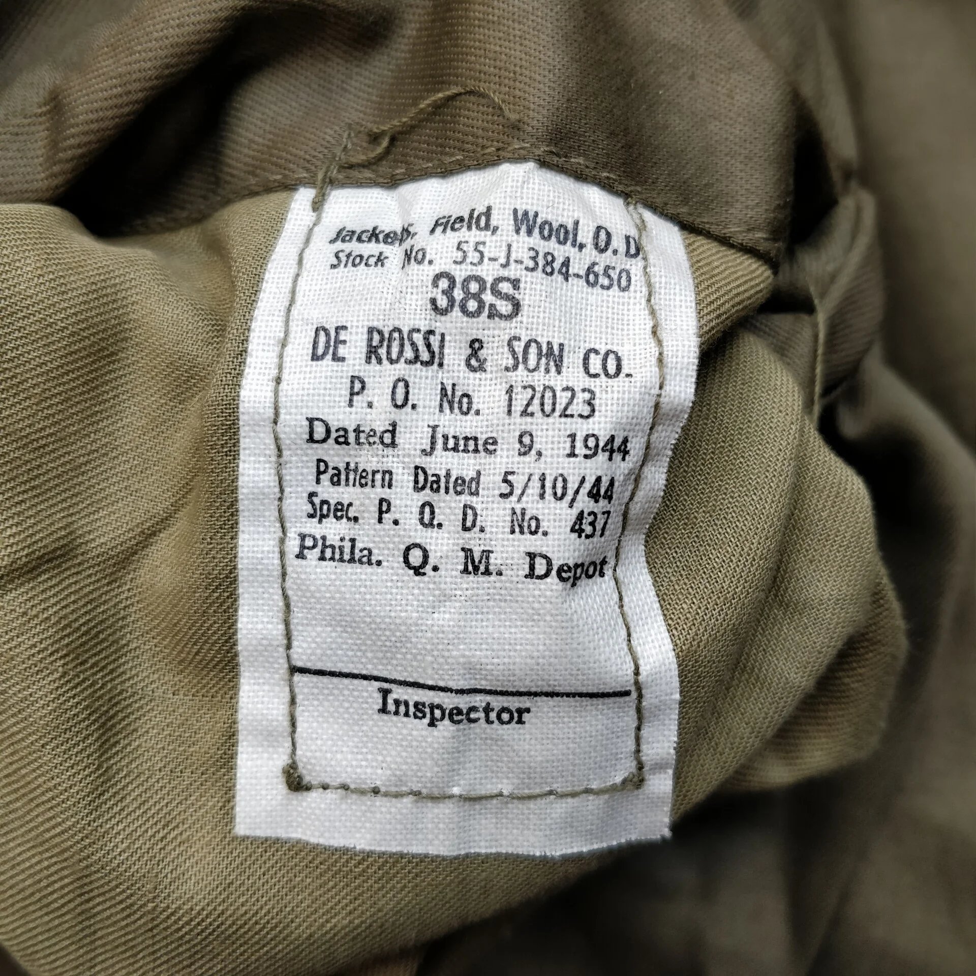 WWII US Ike Jacket 36th Engineer Regiment — image 12