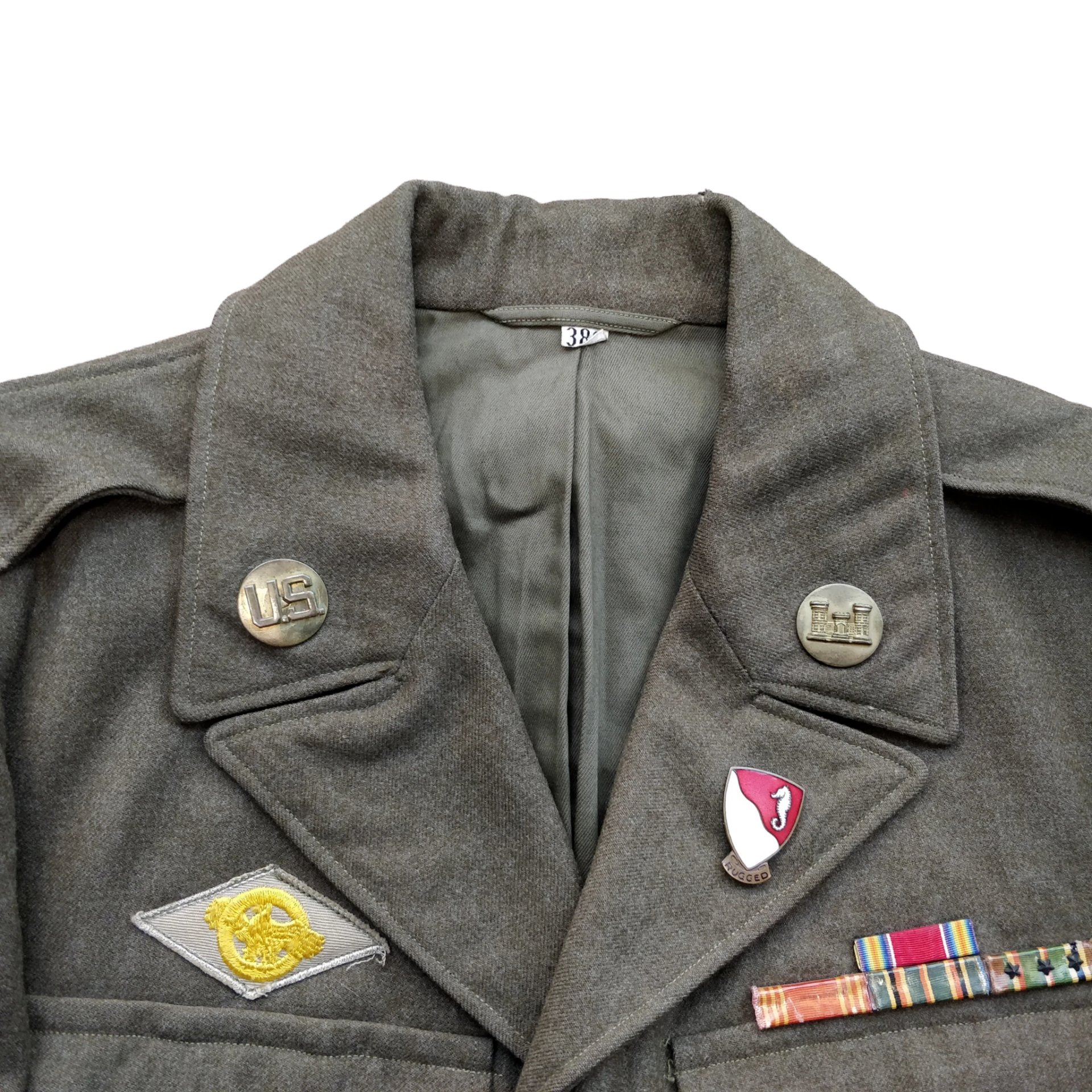 WWII US Ike Jacket 36th Engineer Regiment — image 2