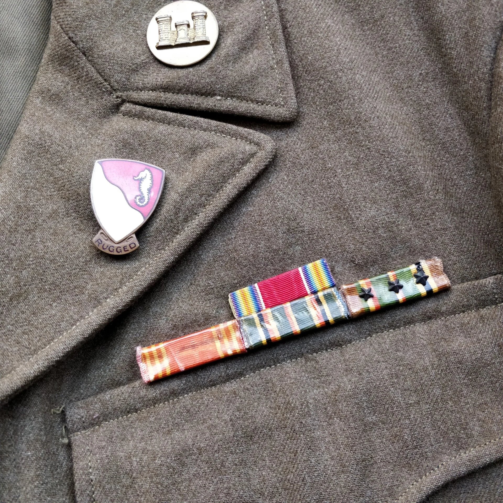 WWII US Ike Jacket 36th Engineer Regiment — image 5