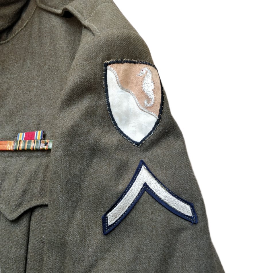 WWII US Ike Jacket 36th Engineer Regiment — image 8