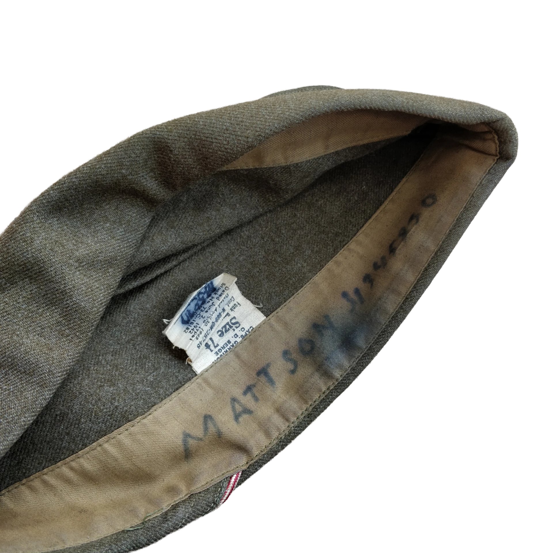 WWII US Garrison Cap Engineers Named — image 4