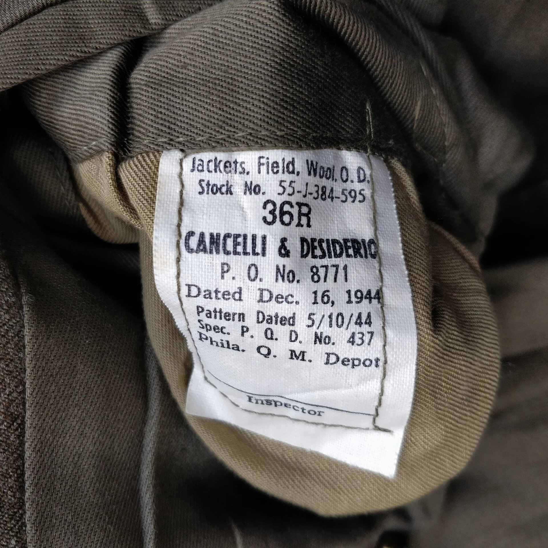 WWII US Ike Jacket 10th Mountain Division Named — image 14