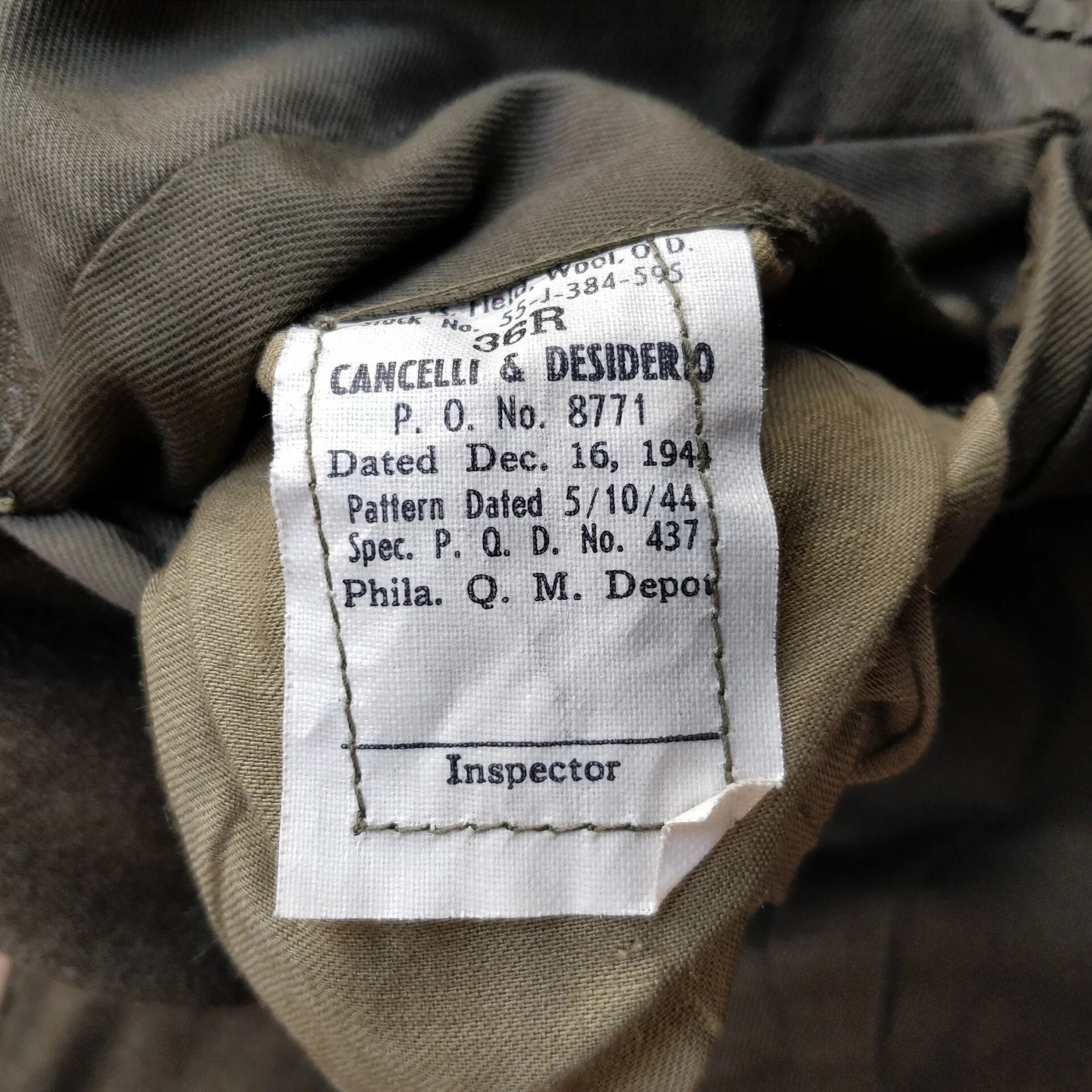 WWII US Ike Jacket 10th Mountain Division Named — image 15