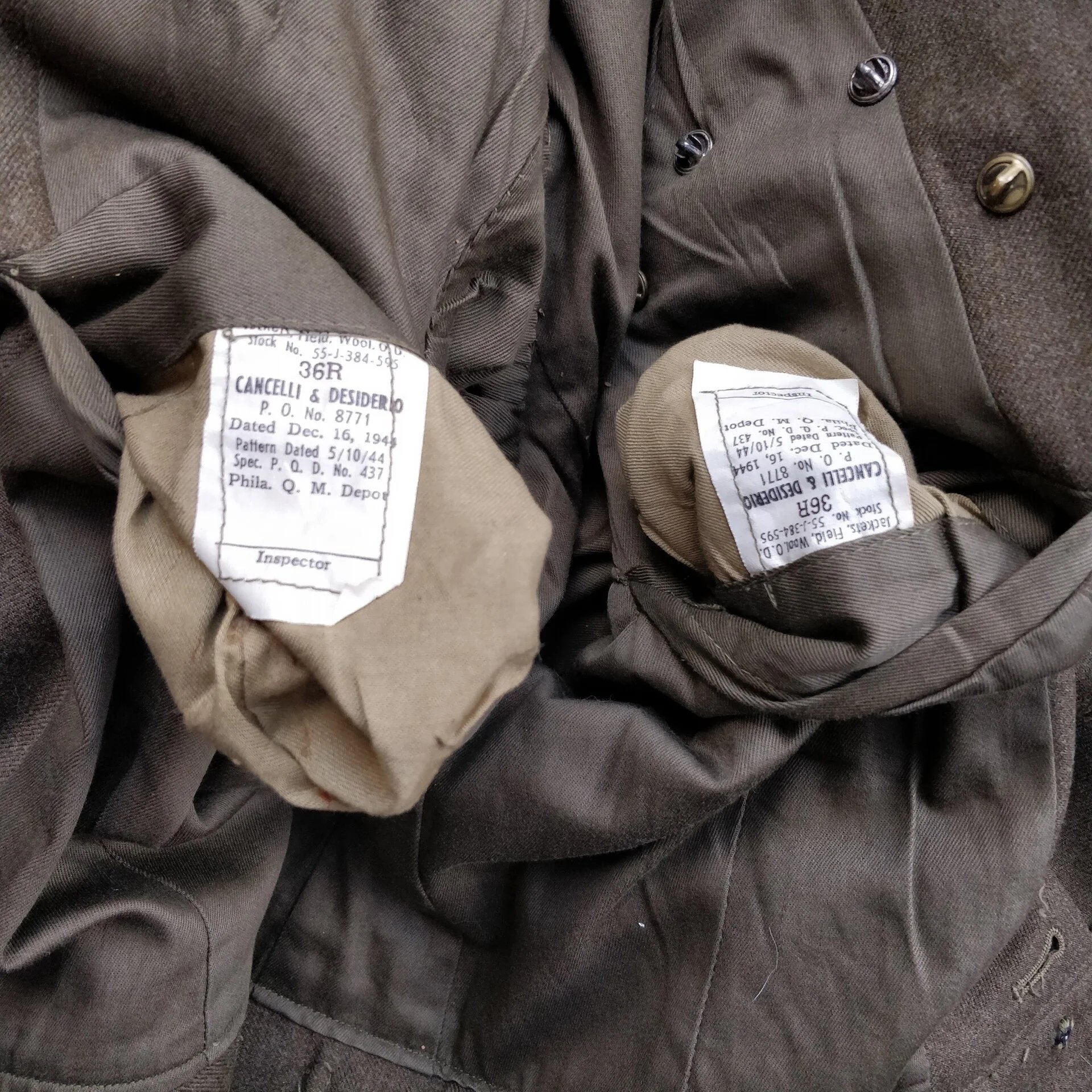 WWII US Ike Jacket 10th Mountain Division Named — image 16