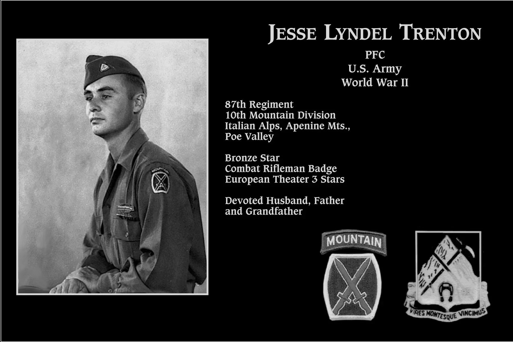 WWII US Ike Jacket 10th Mountain Division Named — image 18