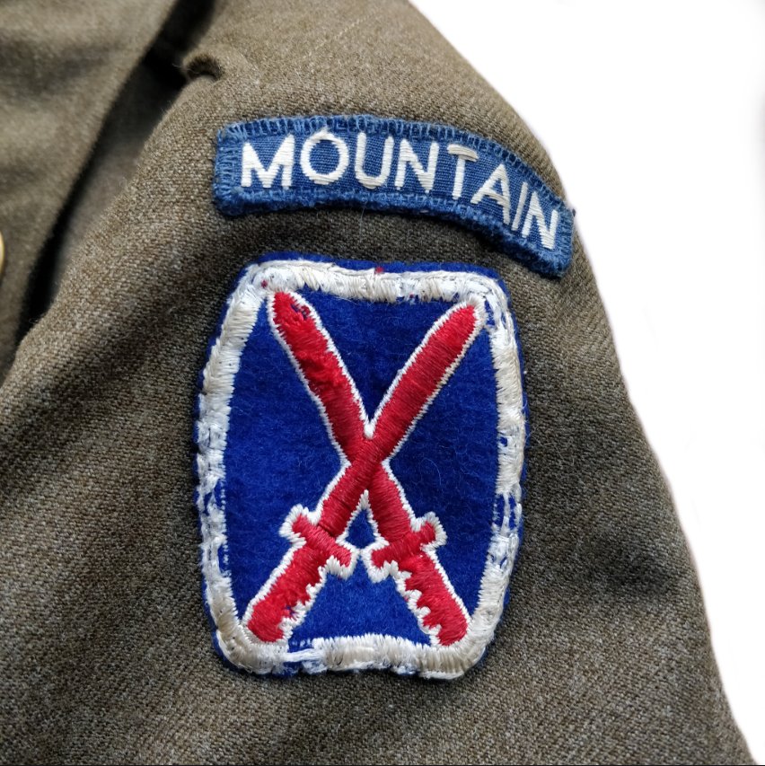 WWII US Ike Jacket 10th Mountain Division Named — image 5