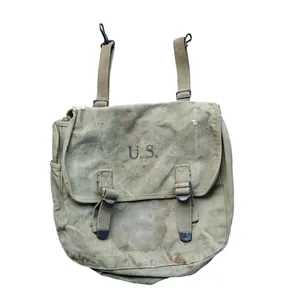 WWII US Musette Bag Named