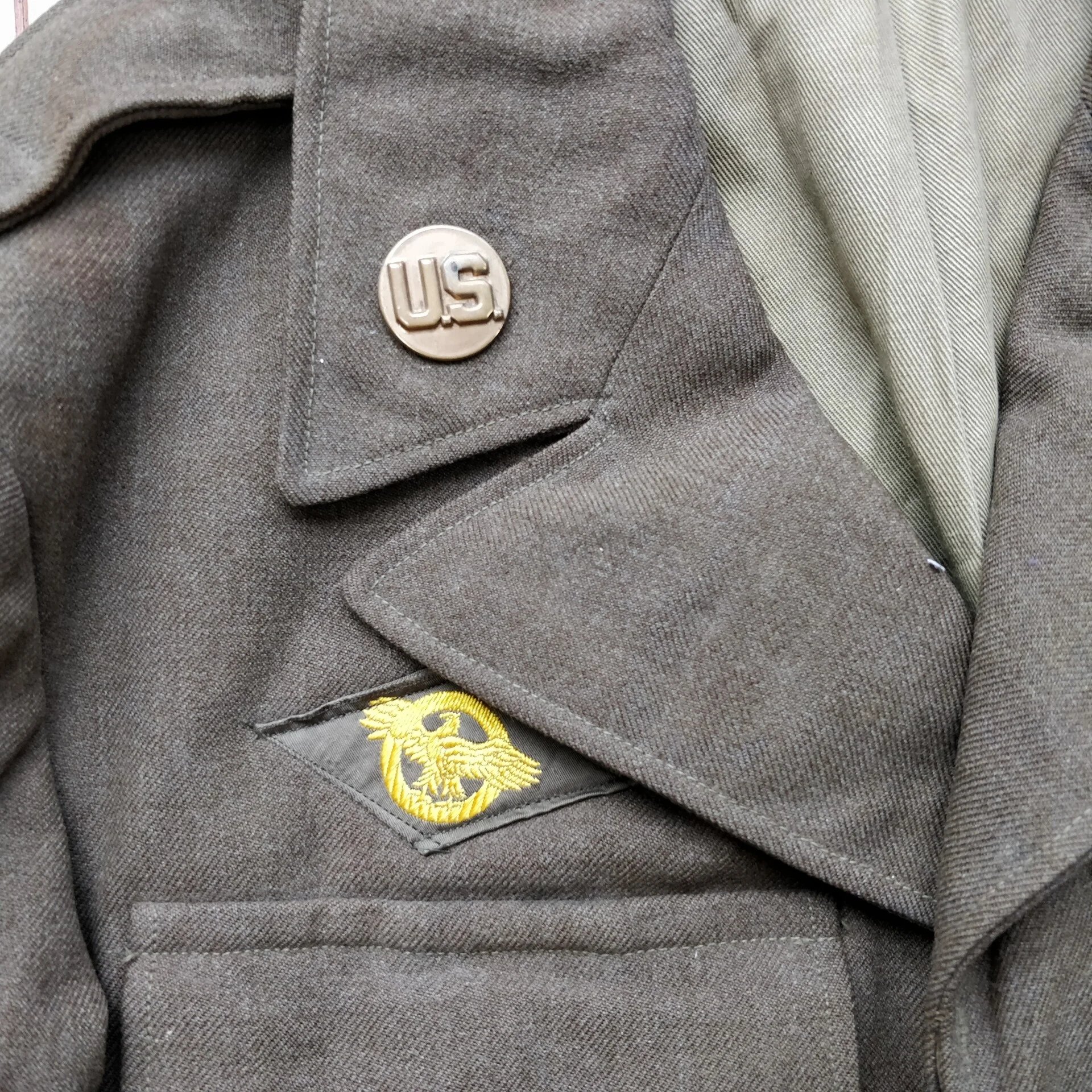 WWII US Ike Jacket Private — image 3