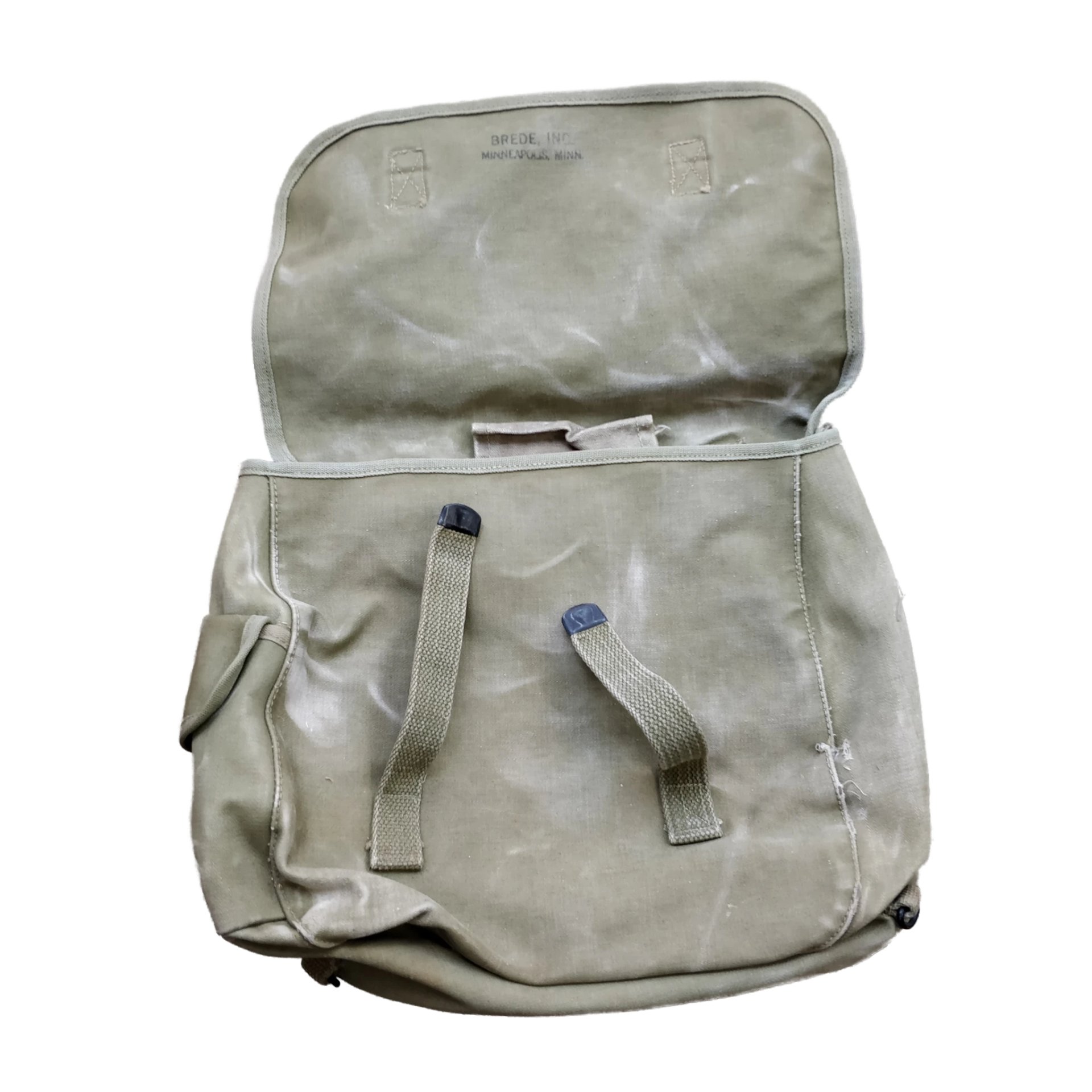WWII US Rubberized Musette Bag — image 4