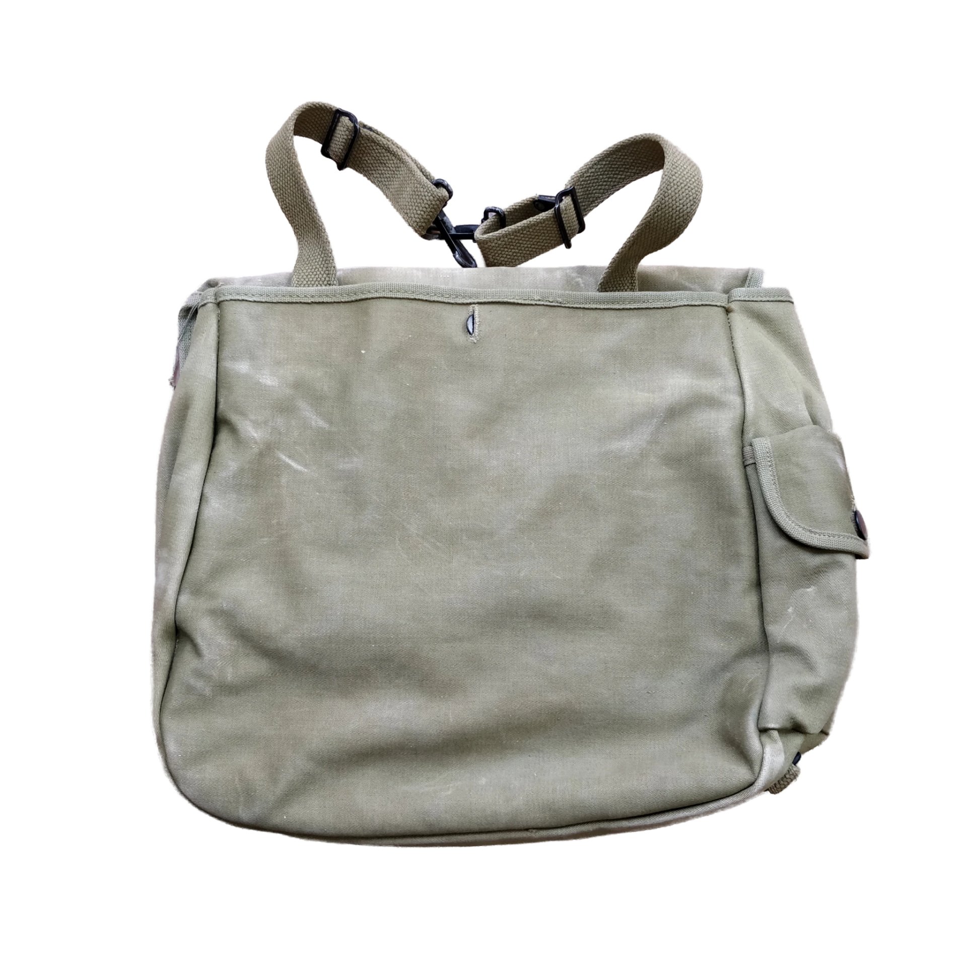 WWII US Rubberized Musette Bag — image 6