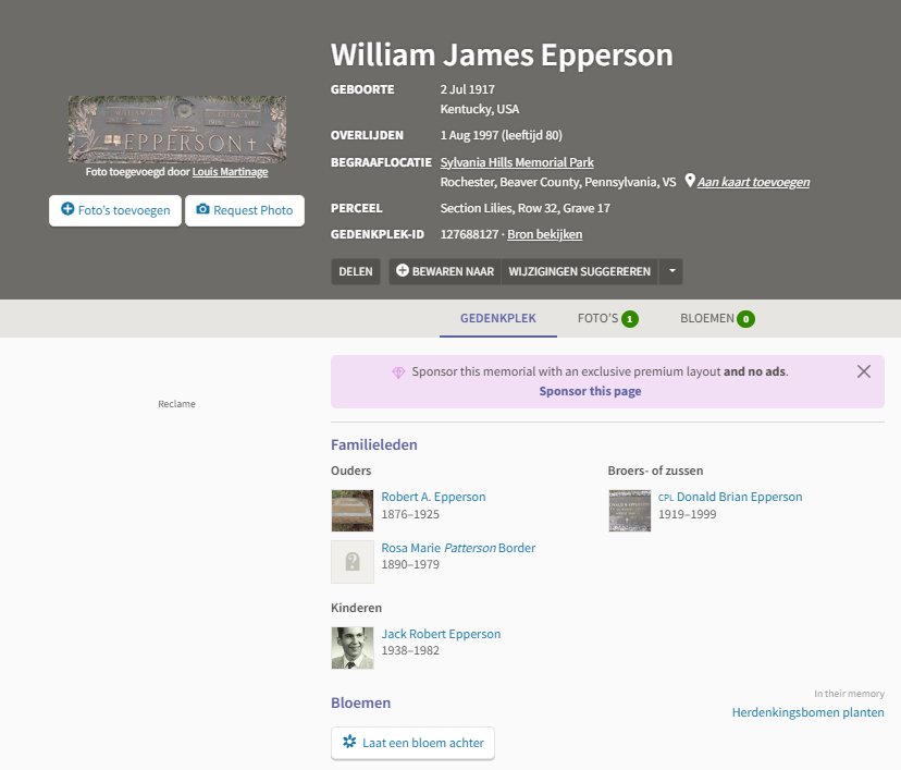 WWII US Dog Tag Set Epperson — image 7