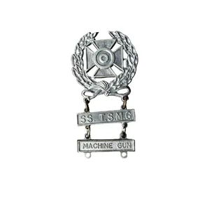 WWII US Marksman Badge SS Thompson Submachine Gun, Machine Gun