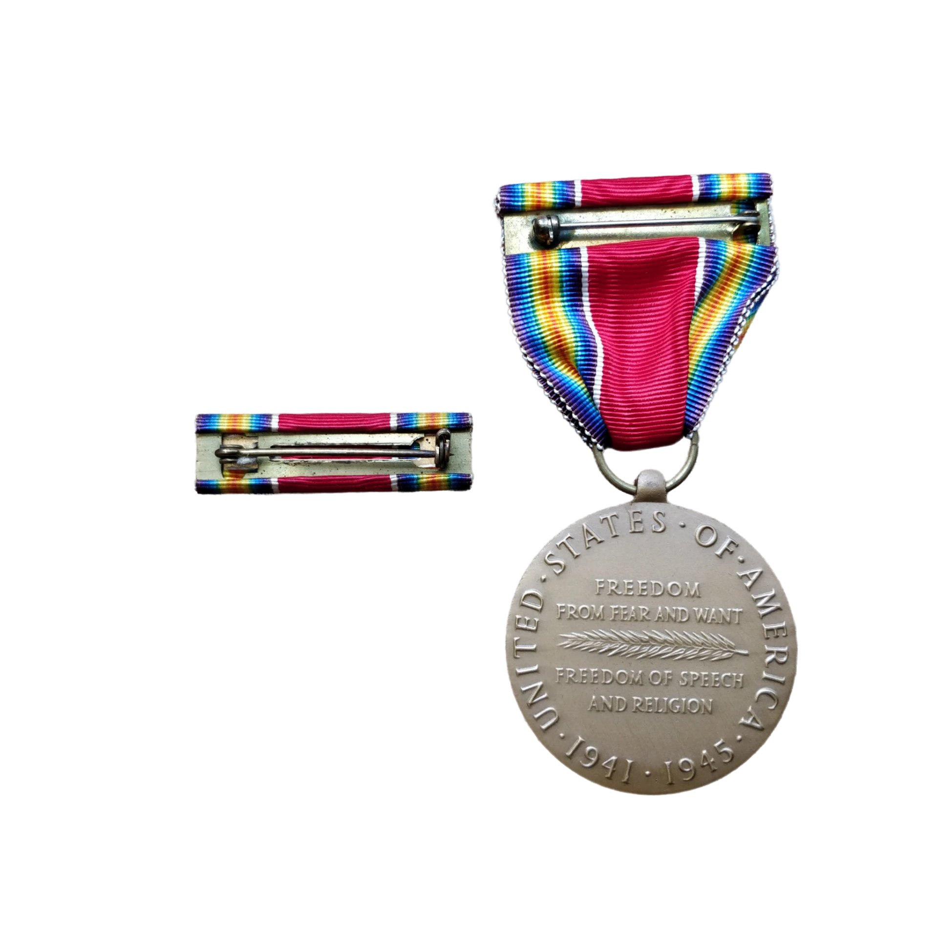 WWII US Victory Medal In Box — image 3