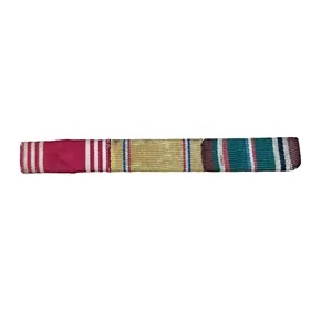 WWII US Ribbon Bar Good Conduct, American Defense, Euro Campaign