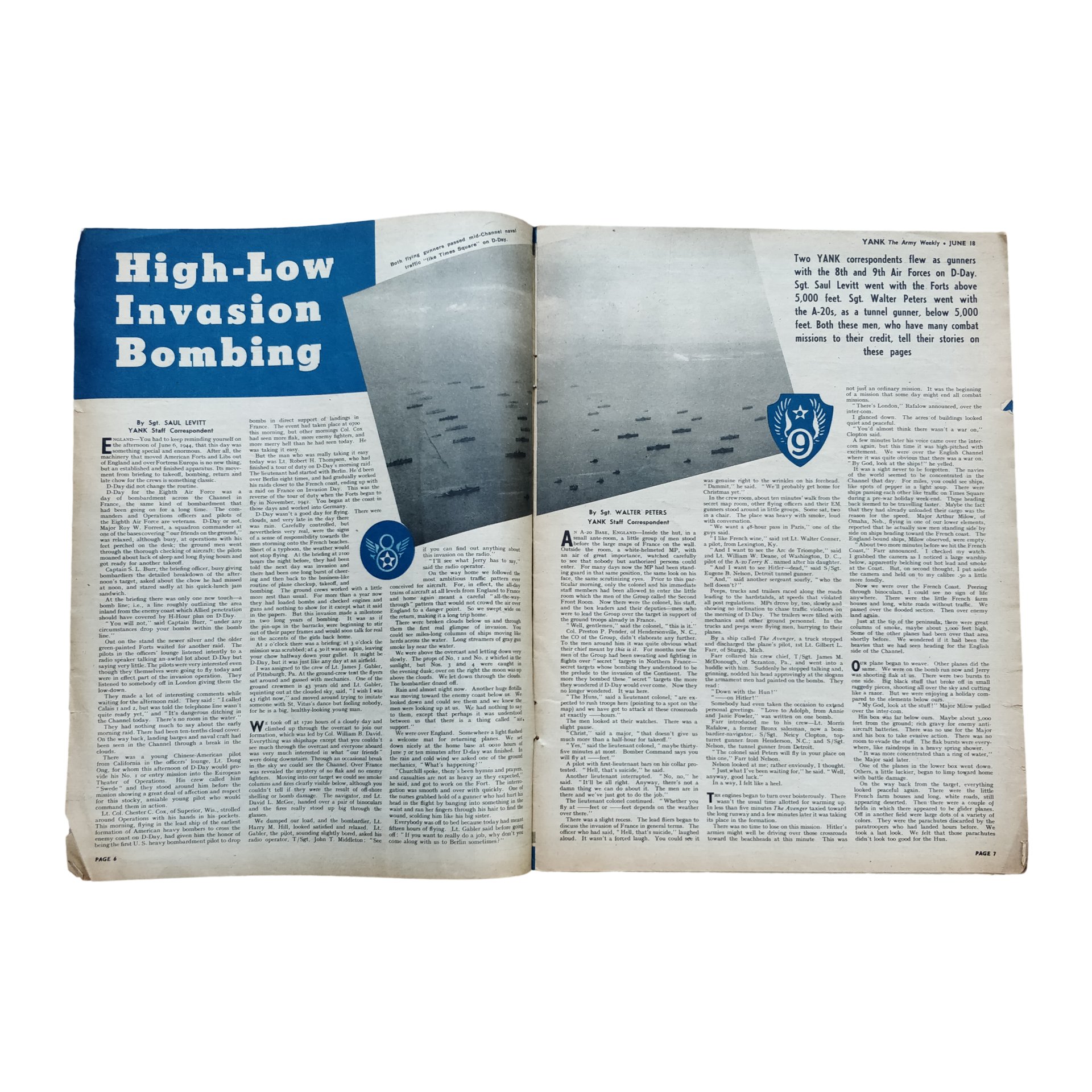 WWII US Yank Magazine No Strangers To Jerry — image 3