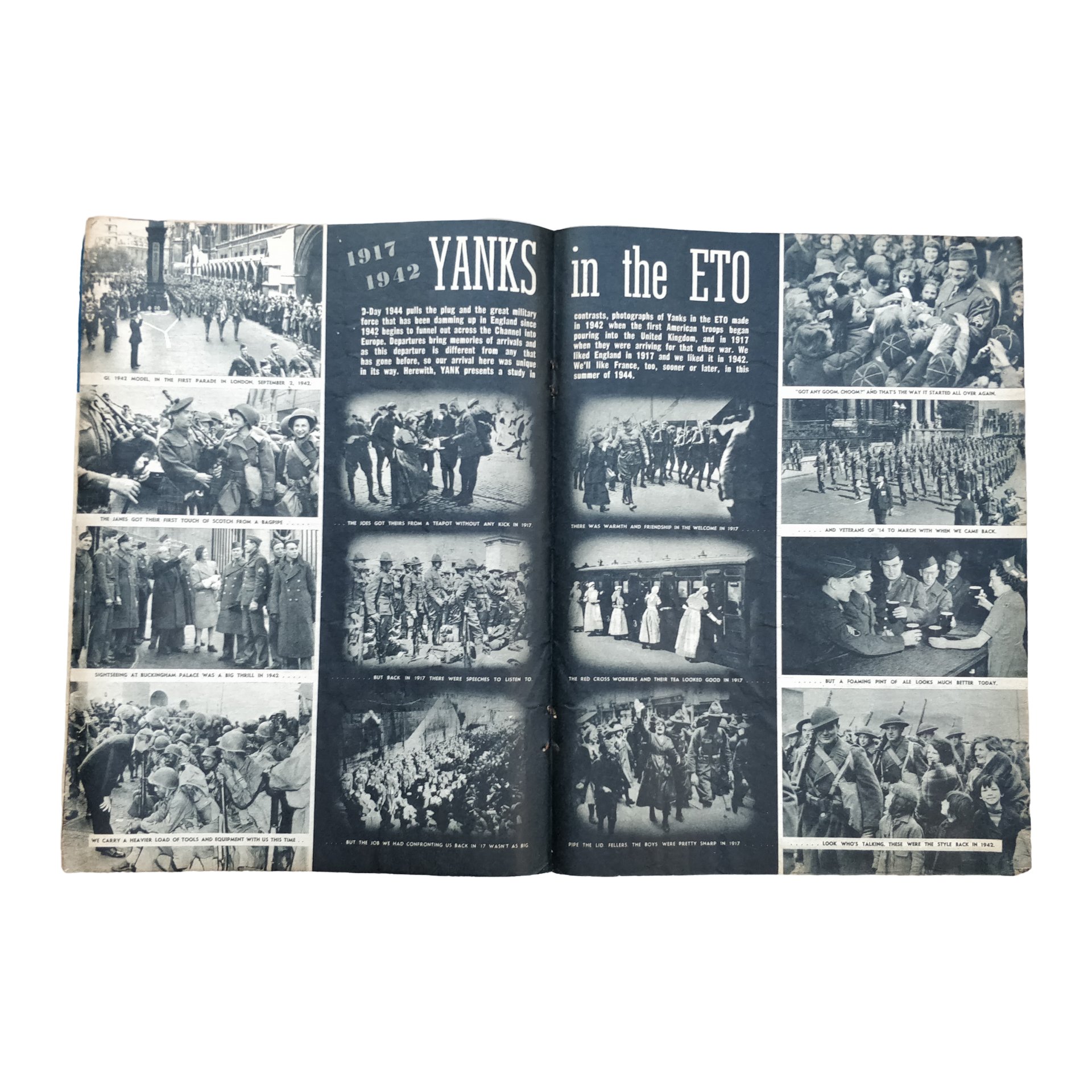 WWII US Yank Magazine No Strangers To Jerry — image 4