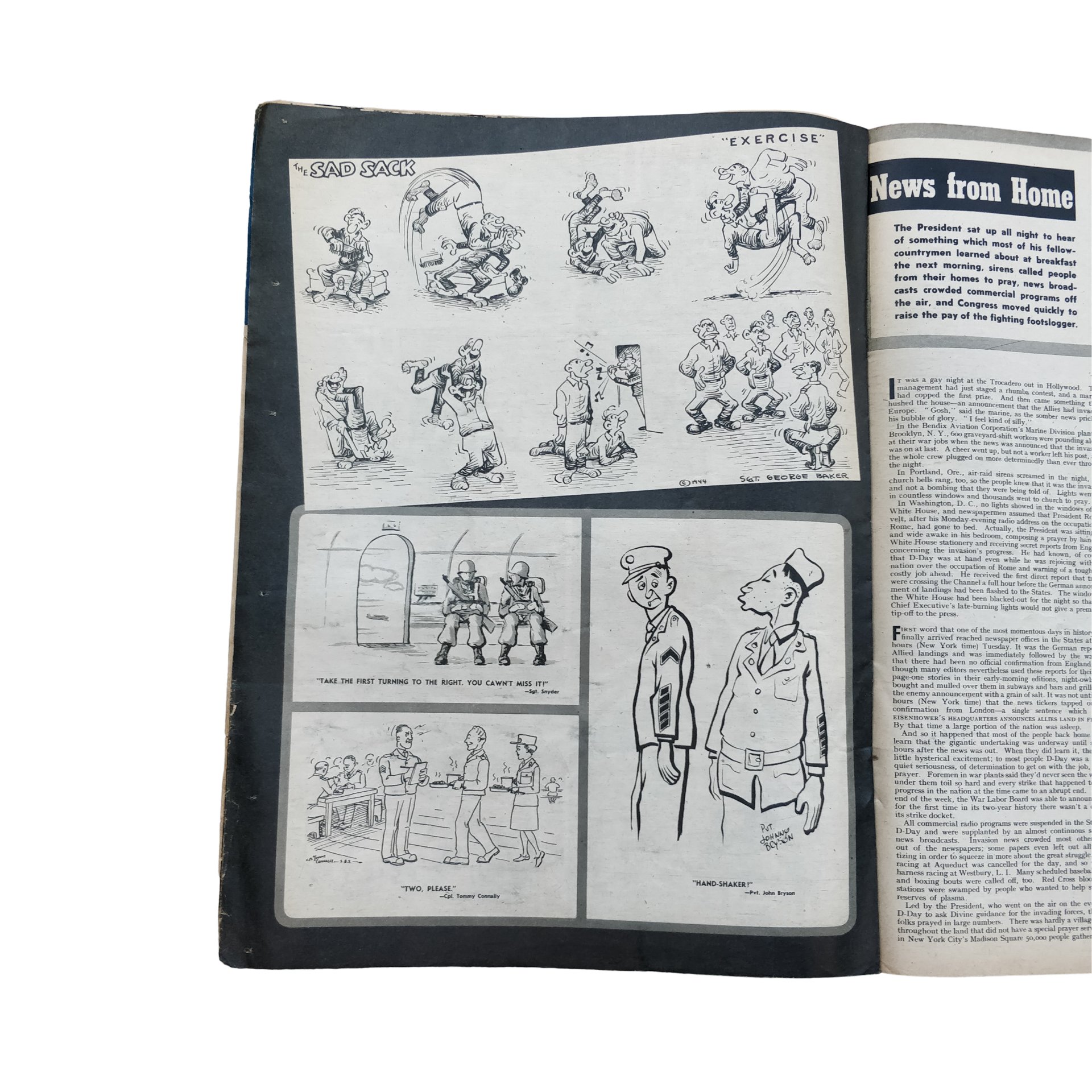 WWII US Yank Magazine No Strangers To Jerry — image 5