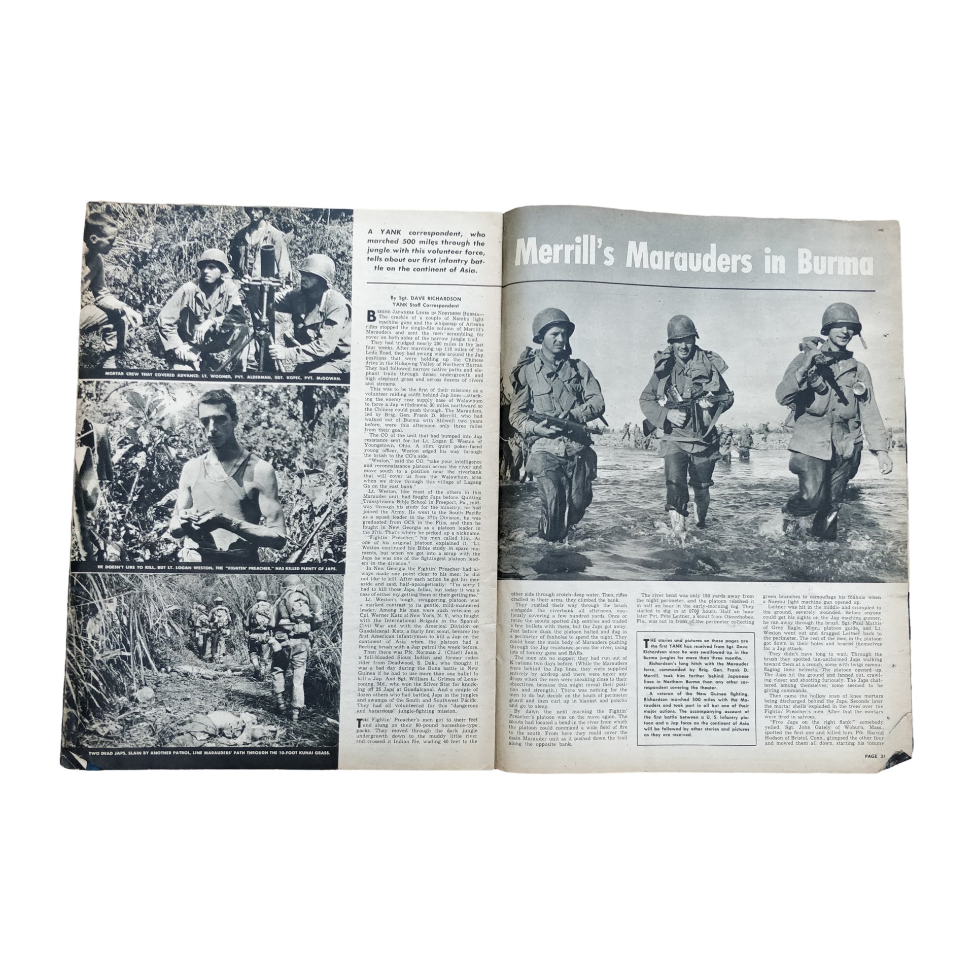 WWII US Yank Magazine No Strangers To Jerry — image 6