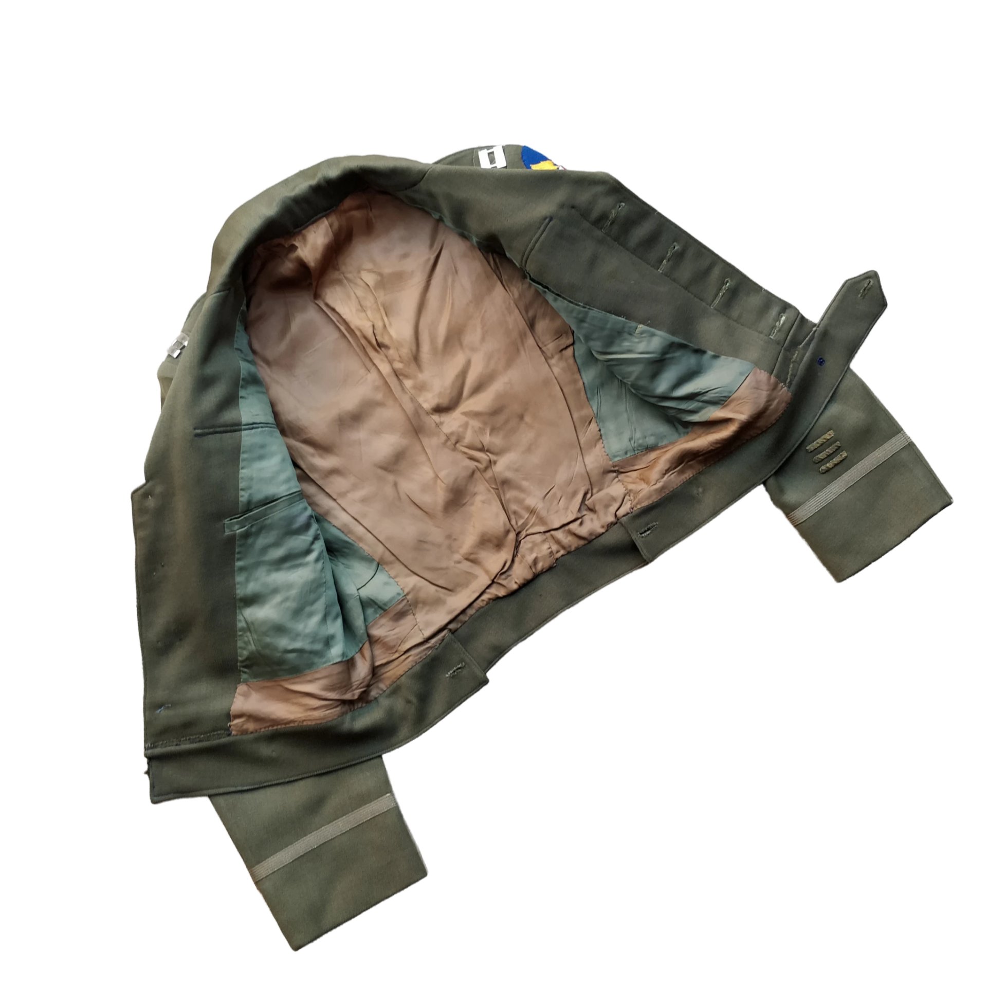 WWII USAAF Officers Jacket Named — image 11