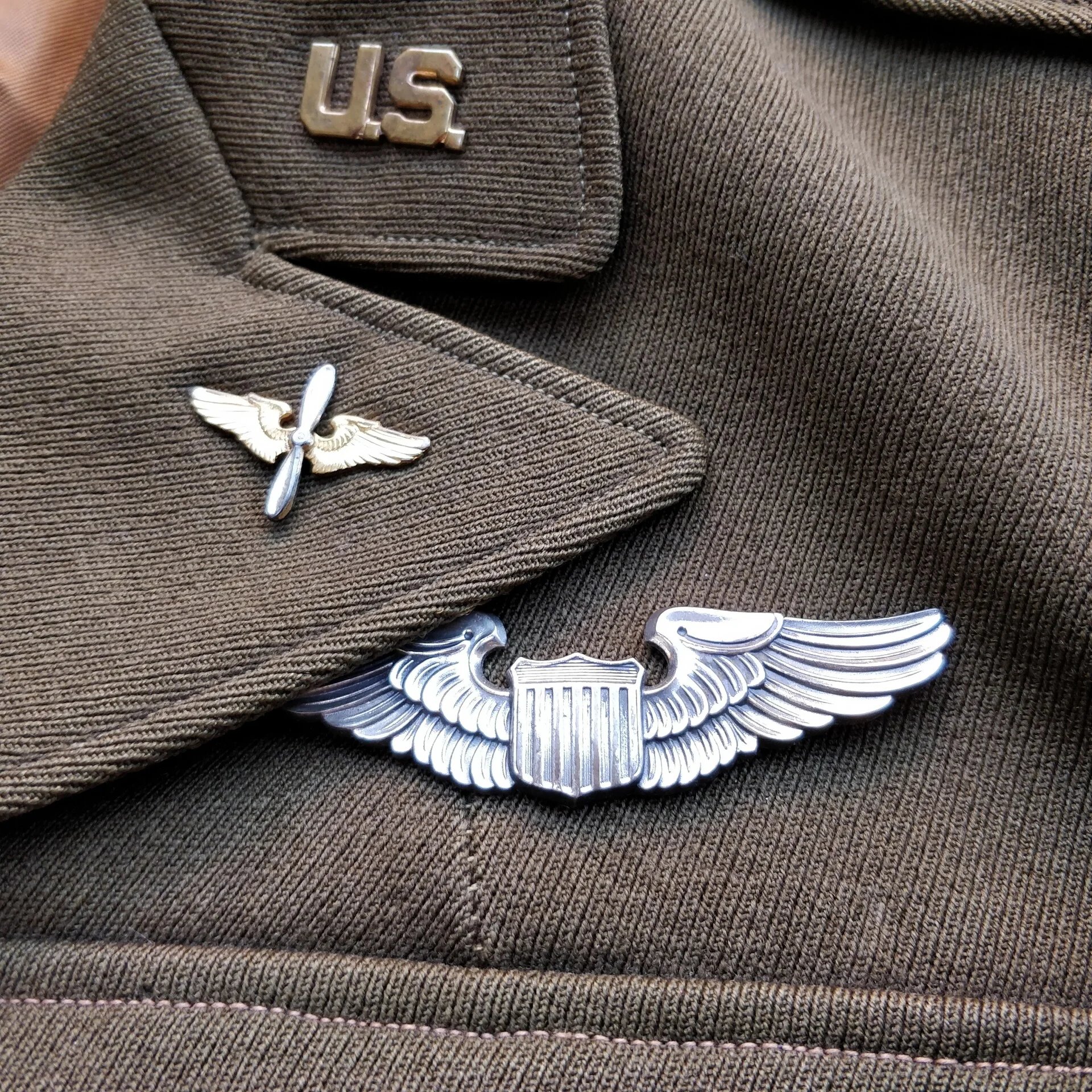 WWII USAAF Officers Jacket Named — image 2