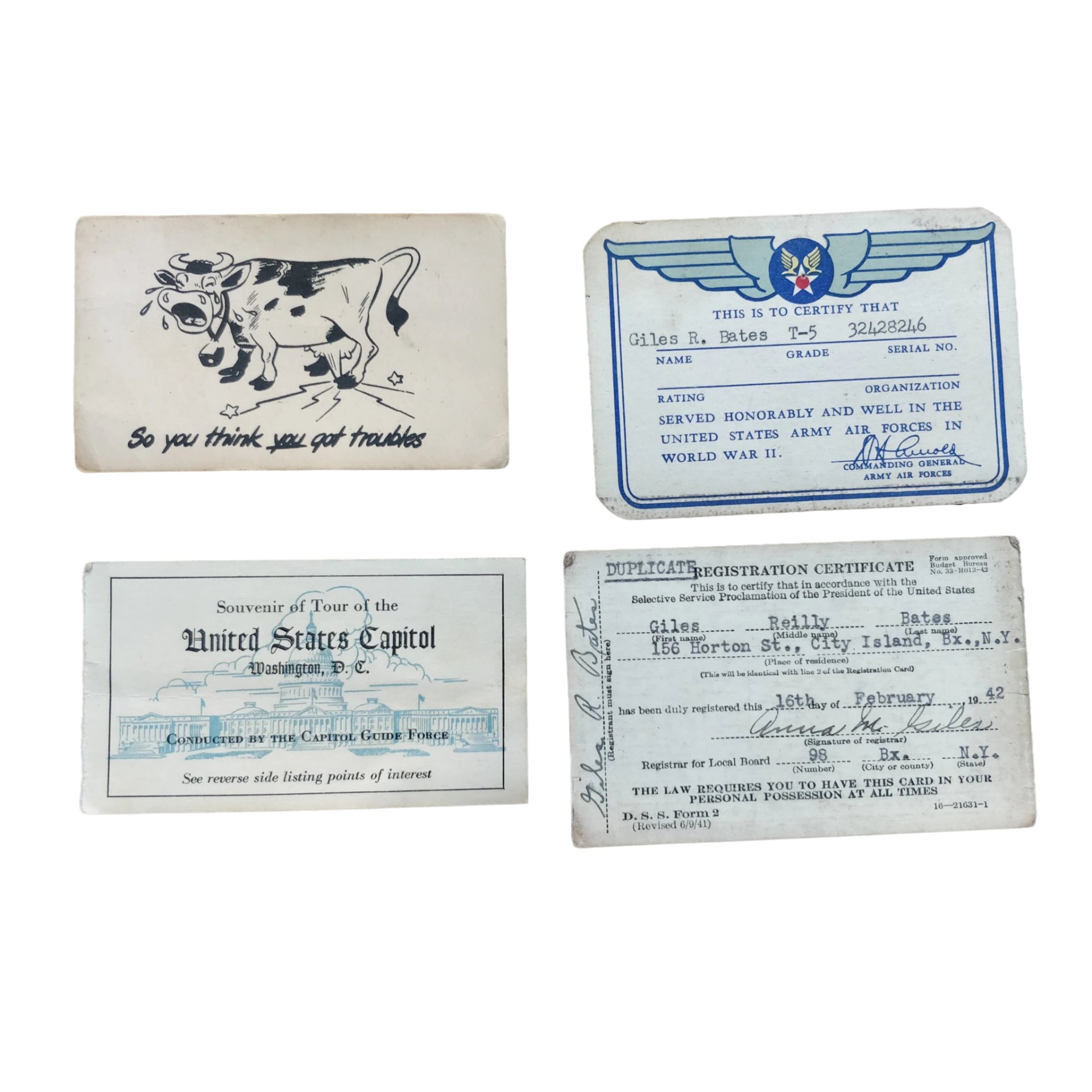 WWII USAAF Grouping Bates — image 7